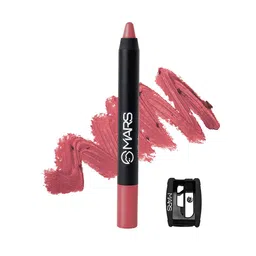 MARS Won't Budge Won't Smudge Non Transfer Lip Crayon With Sharpner 3.8 g - I am Romantic-picture-23