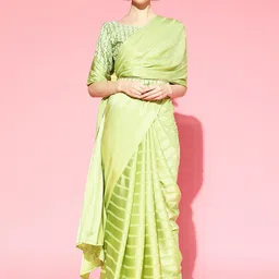 Saree mall Striped Satin Sarees-picture-28