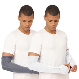 FREECULTR Unisex Set Of 2 Breathable Bamboo Cotton Antibacterial Arm Sleeves-picture-32