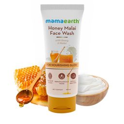 Mamaearth Honey Malai Face Wash with Coconut Oil & Vitamin E for Nourishing Glow - 100ml-picture-46