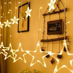 SPARK WORLD Yellow Star Shaped String Light-picture-13
