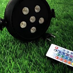 SPARK WORLD Red & Blue Cylindrical Bulb Disco Ball String Lights-picture-5
