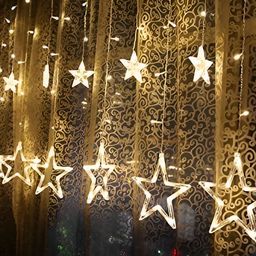 SPARK WORLD Yellow Star Shape String Lights-picture-37