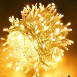 Desidiya Yellow & White Rice Fairy String Lights-picture-8