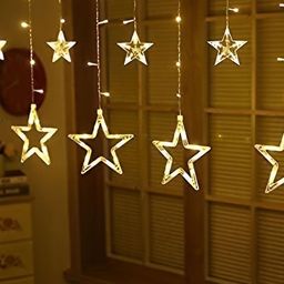SPARK WORLD Yellow Star-Shaped String Lights-picture-16