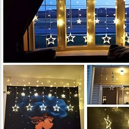 ENORMITY Yellow Star Shaped String Lights-picture-44
