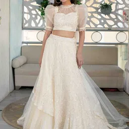 Label Shaurya Sanadhya Embroidered Thread Work Ready to Wear Lehenga & Blouse-picture-39