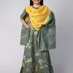 Aks Kids Girls Printed Ready To Wear Lehenga & Blouse With Dupatta-picture-36
