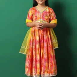 Readiprint Fashions Girls Printed Ready to Wear Lehenga & Blouse With Dupatta-image-38