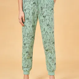 Dreamz by Pantaloons Women Graphic Printed Cotton Joggers Lounge Pants-picture-11