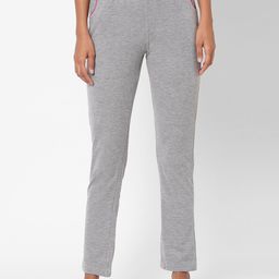 Sweet Dreams Women Grey Melange Solid Lounge Pants-picture-32