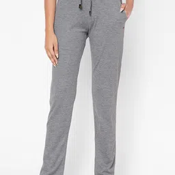 Sweet Dreams Women Grey Melange Solid Cotton Lounge Pants-picture-40