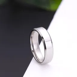 Yellow Chimes Rhodium-Plated Band Style Finger Ring-picture-23