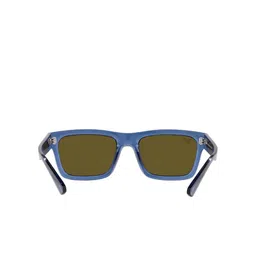 Ray-Ban Square Sunglasses With UV Protected Lens 8056597829182-TRANSPARENT DARK BLUE image 1
