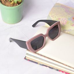 HAUTE SAUCE by Campus Sutra Women Black Lens & Brown Wayfarer Sunglasses with UV Protected Lens-picture-25