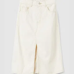 max Girls Pure Cotton A-Line Knee Length Skirt-image-96