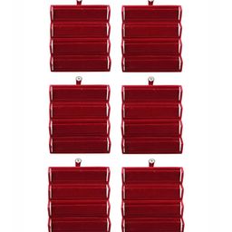 atorakushon Maroon Set of 6 Reusable Jewellery Organiser Organisers-picture-46