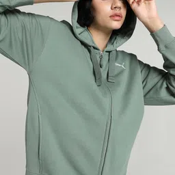 Puma Terry Full-Zip Hooded Sporty Jacket-image-66