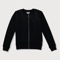 Gini and Jony Girls Black Longline Open Front Jacket-picture-19