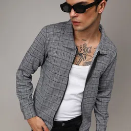 Campus Sutra Men Lightweight Crop Open Front Jacket-picture-34