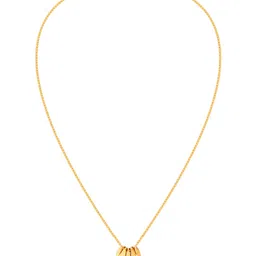 BHIMA 22K Hallmark 916 Purity Yellow GoldFringe Pendant Necklace-picture-17
