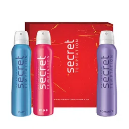 Secret Temptation Pack of 3 Deodorant Gift Box-150ml each-picture-20