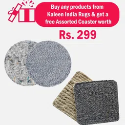 Denim Wool & Viscose Abstract 9' x 6' Hand Woven Carpet By Kaleen India image 2