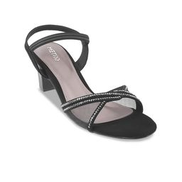 Metro Embellished Open Toe Block Heels-picture-44