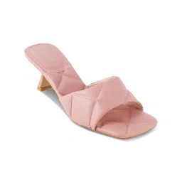 Tresmode SICILLY Textured Open Toe Block Heels-picture-39