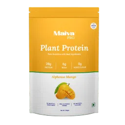 Maiva Pro | Plant Protein Isolate - Alphonso Mango | 28g Protein, 6g BCAA | All Essential Amino Acids | Gut Friendly, Easy to Digest | Vegan, Dairy Free, No Preservatives-picture-15