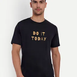 SIAPA Typography Printed Antimicrobial T-shirt-picture-38