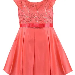 Wish Karo Solid Satin Dress-picture-12