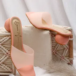 Bruno Manetti Open Toe PU Block Heels-picture-37