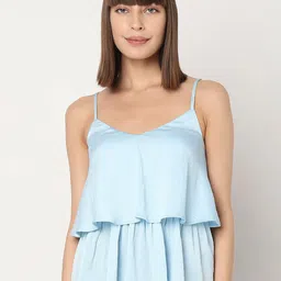Vero Moda Shoulder Straps Layered Styled Back Top image 1