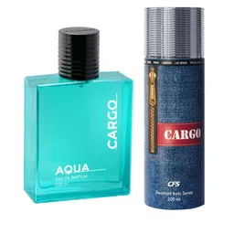 CFS Cargo Aqua Eau De Parfum & Cargo Blue Long Lasting Deodorant Combo-picture-33