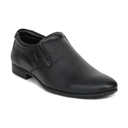 Liberty Men Black Solid Slip-On Formal Shoes-picture-40