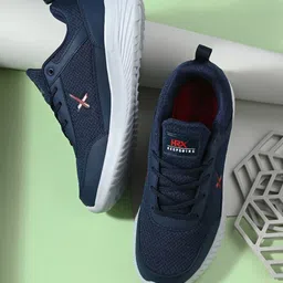 HRX by Hrithik Roshan Men Navy Blue And White Non-Marking Fresh Foam Walking Sports Shoes-picture-38