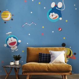 Jaamso Royals Blue Self-adhesive & Waterproof Doremon Wallpaper-picture-36