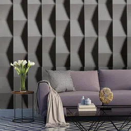 Jaamso Royals Grey Printed Self-Adhesive & Waterproof Wallpaper-image-33