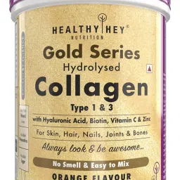 HealthyHey Nutrition Collagen Gold Series with Hyaluronic Acid, Biotin & Vitamin C - No Smell - Easy to Mix - No Added Sugar - For Skin, Hair & Nails-picture-15
