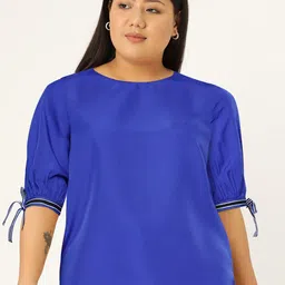 Harvard Blue Solid Top image 2