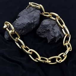 VAGHBHATT Gold-Plated Chunky Choker Chain-image-12