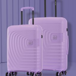 Nasher Miles Boston 2 Pcs Textured Hard-Sided Medium & Cabin Trolley Bag-picture-49