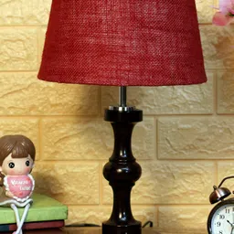 Foziq Brown Solid Table Lamps Frustum Shape-picture-13