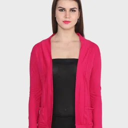 TEEMOODS Women Monochrome Shrug-picture-14