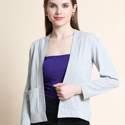 TEEMOODS Women Monochrome Shrug-picture-20