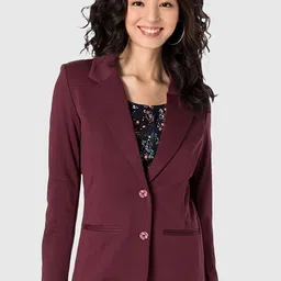 BAESD Notched Lapel Single-Breasted Casual Blazer-image-76