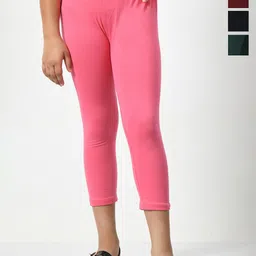 BAESD Girls Pack Of 4 Mid-Rise Capris-picture-35