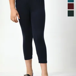BAESD Girls Pack Of 4 Mid-Rise Capris-picture-33