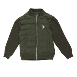 U.S. Polo Assn. Kids Boys Stand Collar Cotton Quilted Jacket-picture-12